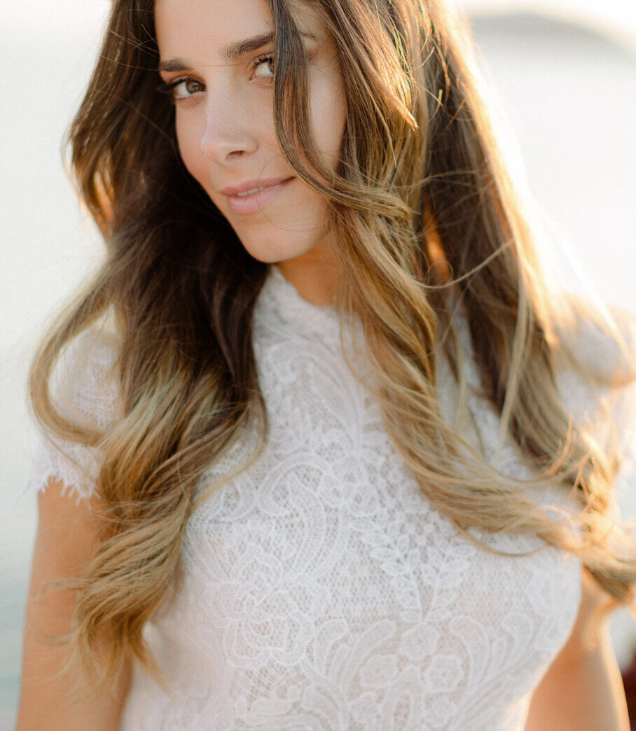 Romantic intimate sailboat wedding in Spetses island Greece